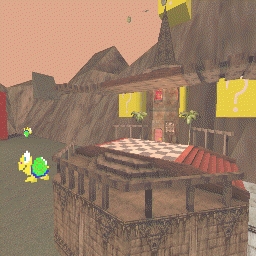 DM-SB-(M)PeachsCastle Smash Bros : Peach's Castle